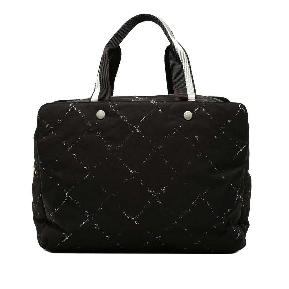 Pre-Loved Chanel Old Travel Line Nylon Handbag
